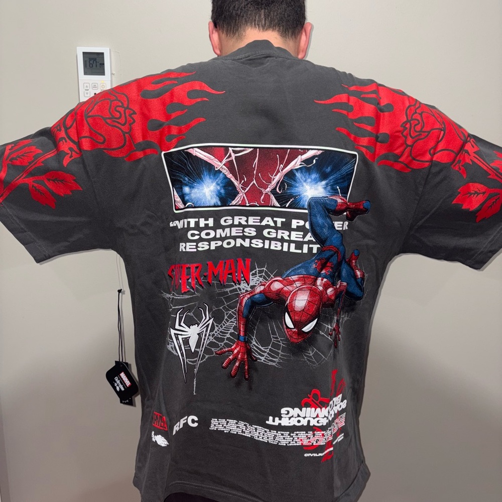 Civil Regime x Spider-Man Graphic Men's L NWT